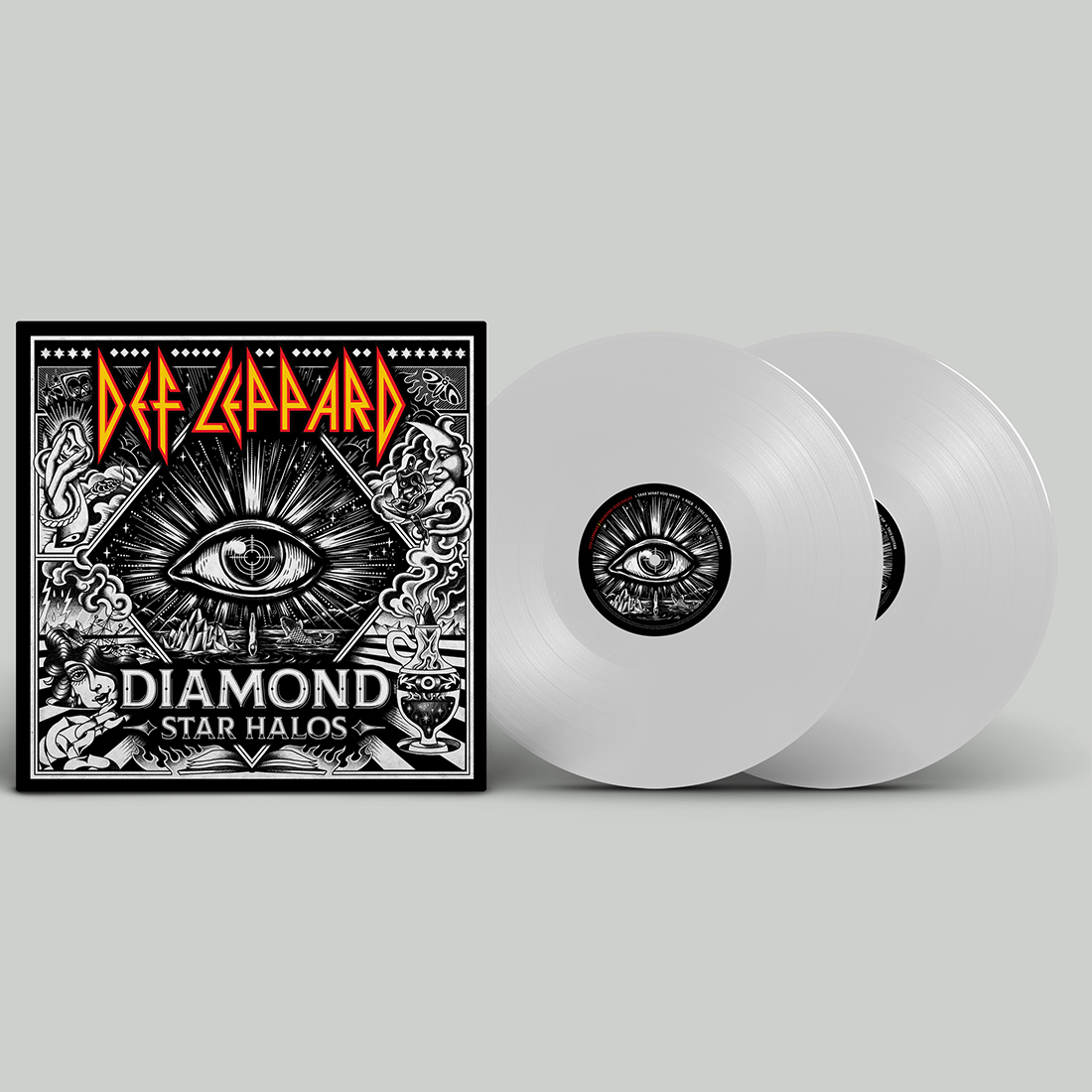 Def Leppard - Diamond Star Halos: Limited Clear Vinyl 2LP
