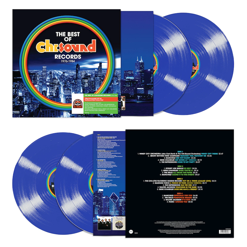 The Best Of Chi-Sound Records 1976-1984: Blue Vinyl 2LP