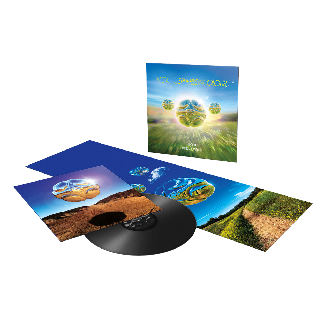 The Orb Featuring David Gilmour - Metallic Spheres In Colour: Vinyl LP