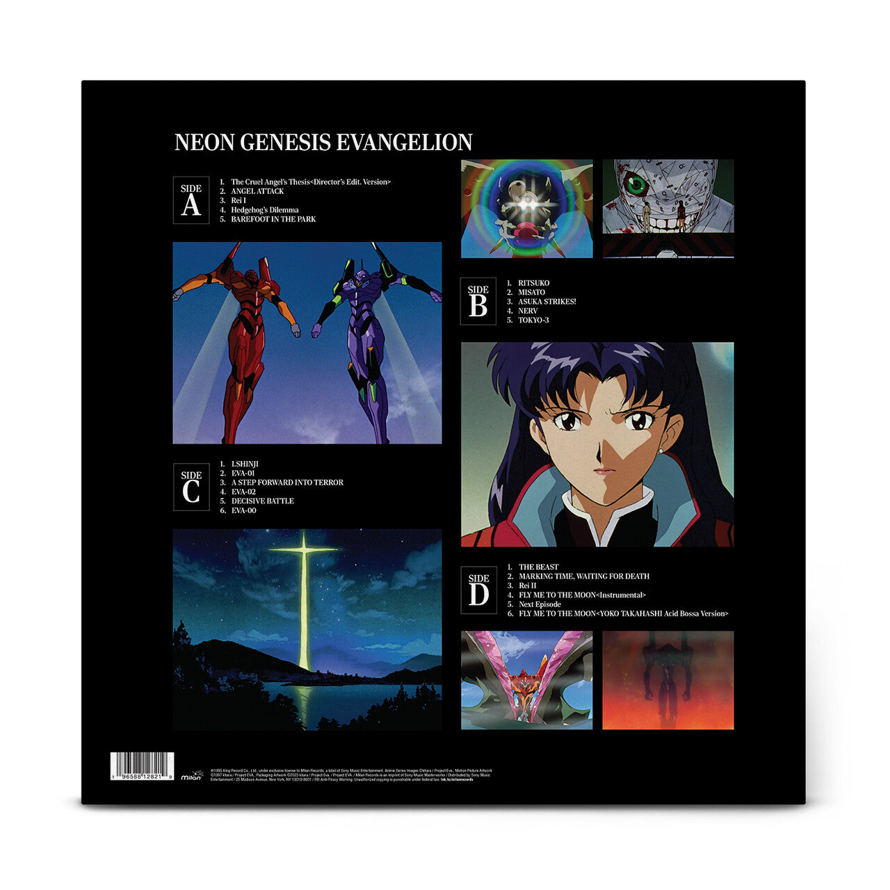 Shiro Sagisu - Shiro Sagisu - Neon Genesis Evangelion (Original Series  Soundtrack): Limited Blue + Black Marbled Vinyl 2LP - Sound of Vinyl