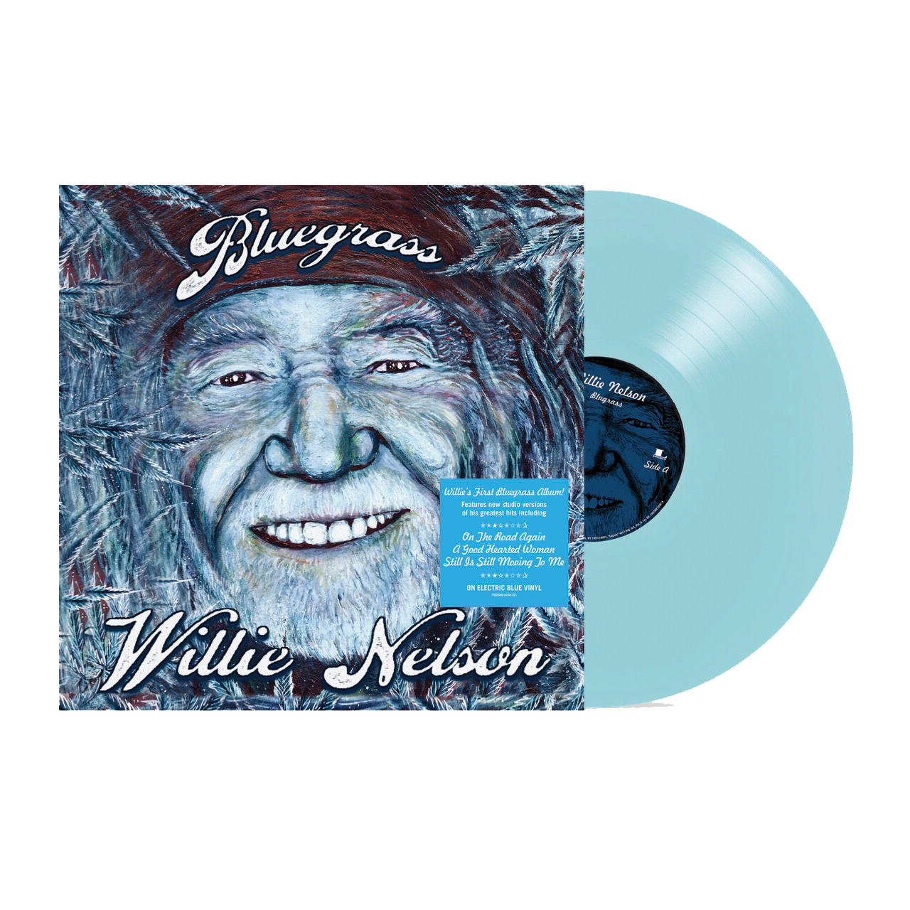 Willie Nelson - Bluegrass: Limited Electric Blue Vinyl LP