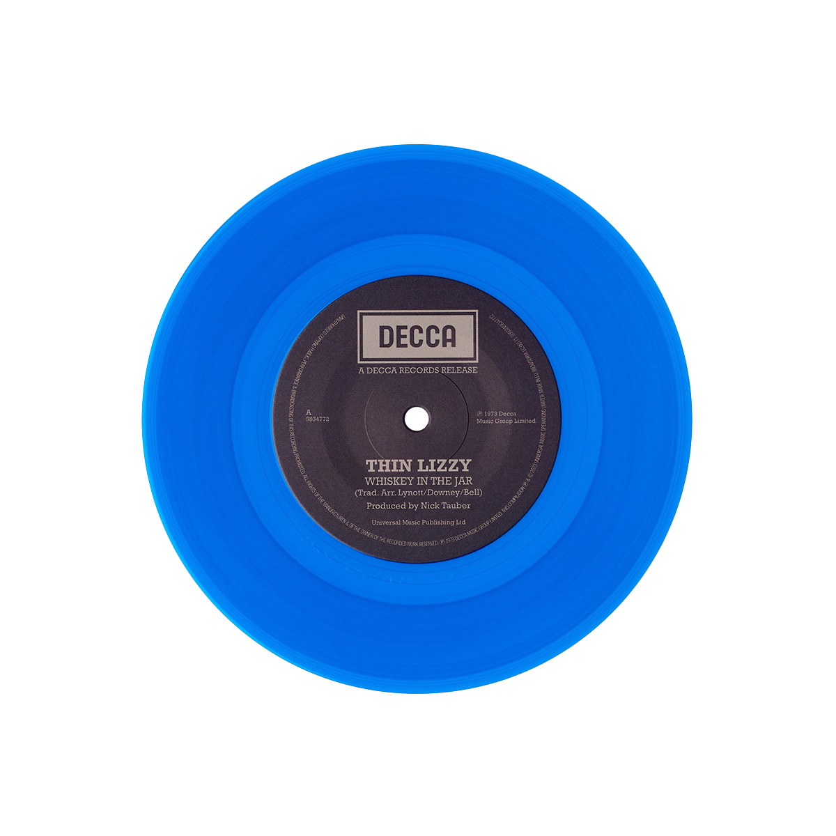 Thin Lizzy - Whiskey in the Jar: Exclusive Blue Vinyl 7" Single