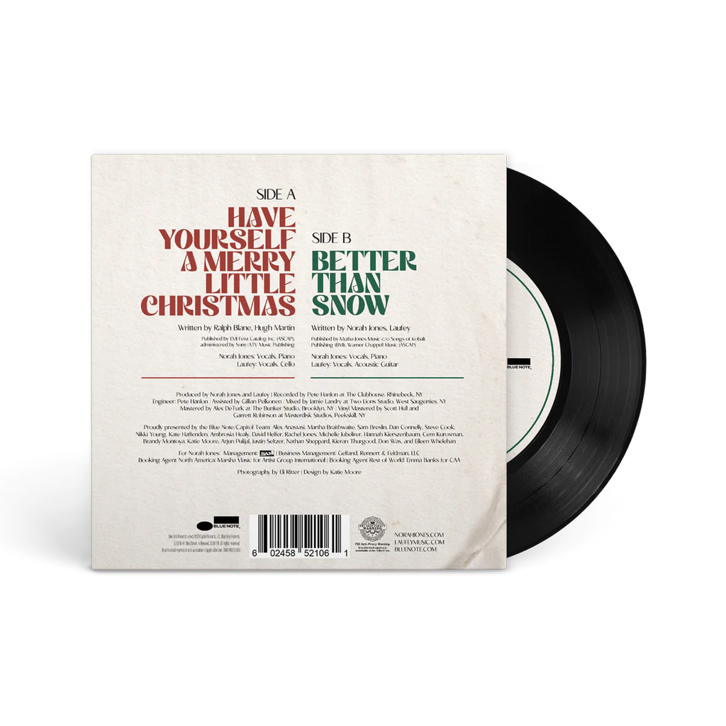 Norah Jones - Norah Jones and Laufey - Christmas With You 7" - Black