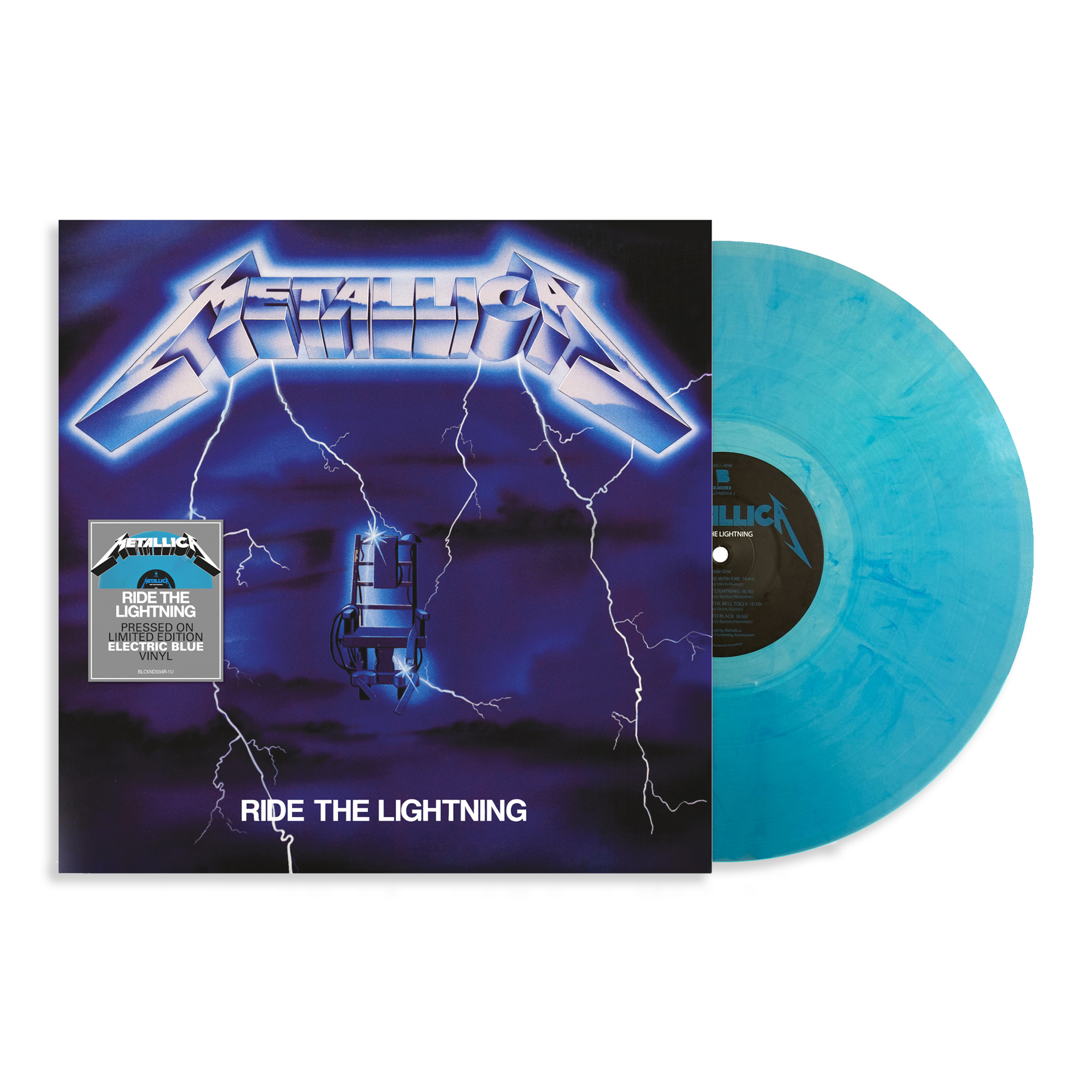 Metallica - Ride The Lightning: Limited 'Electric Blue' Vinyl LP