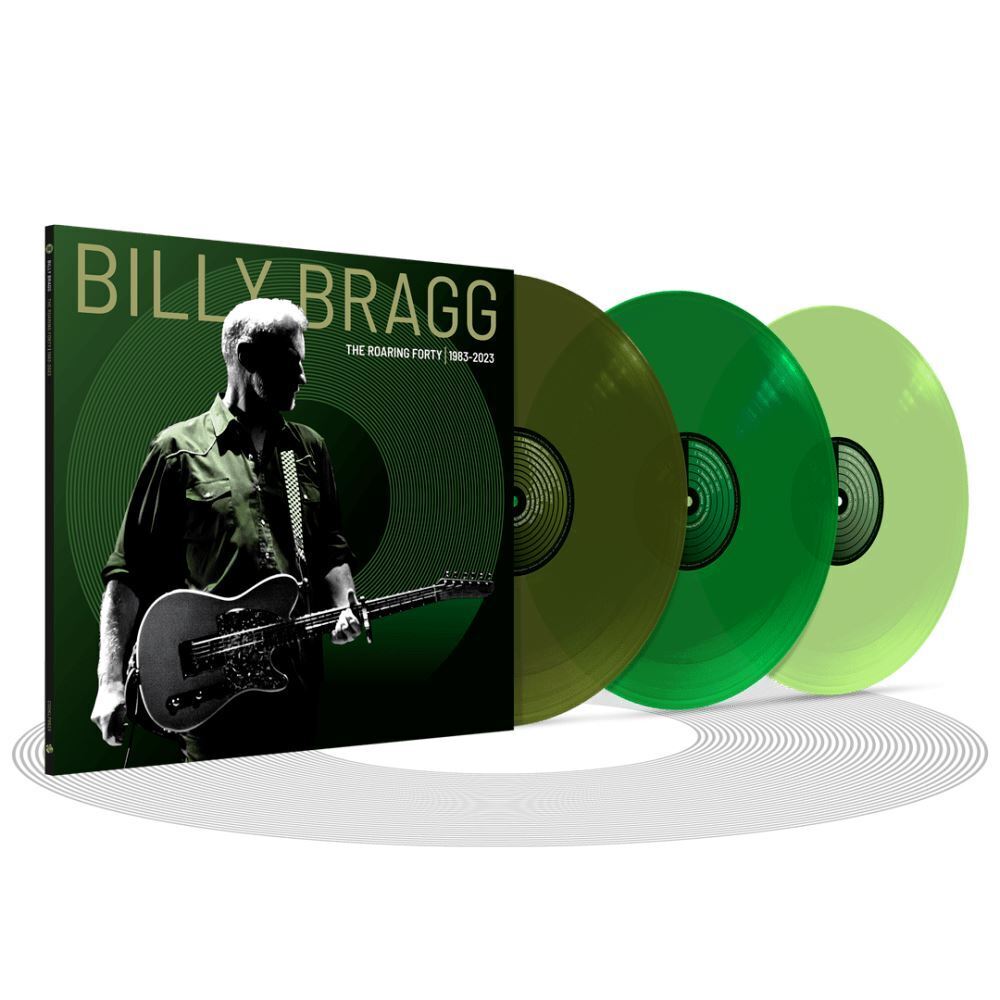 Billy Bragg - The Roaring Forty (1983-2023): Deluxe Limited Green Vinyl 3LP