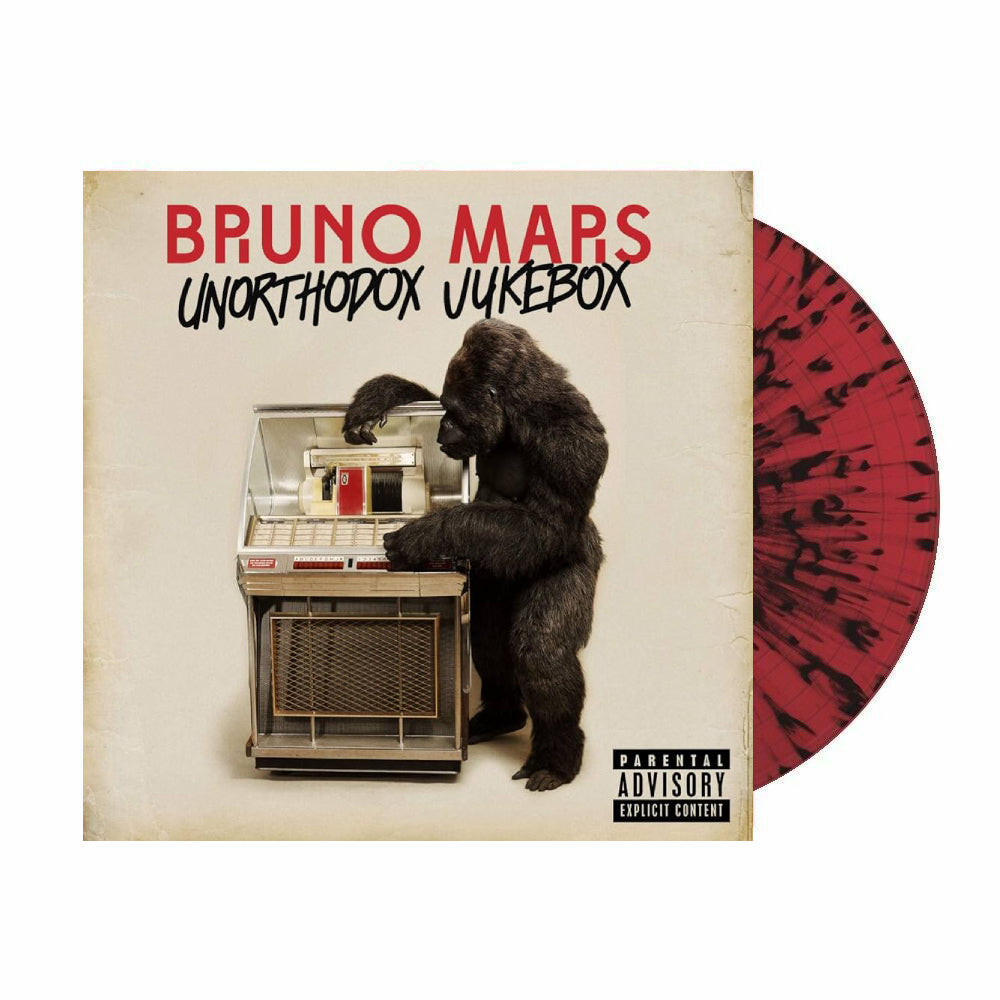 Bruno Mars - Unorthodox Jukebox: Limited Red with Black Splatter Vinyl LP