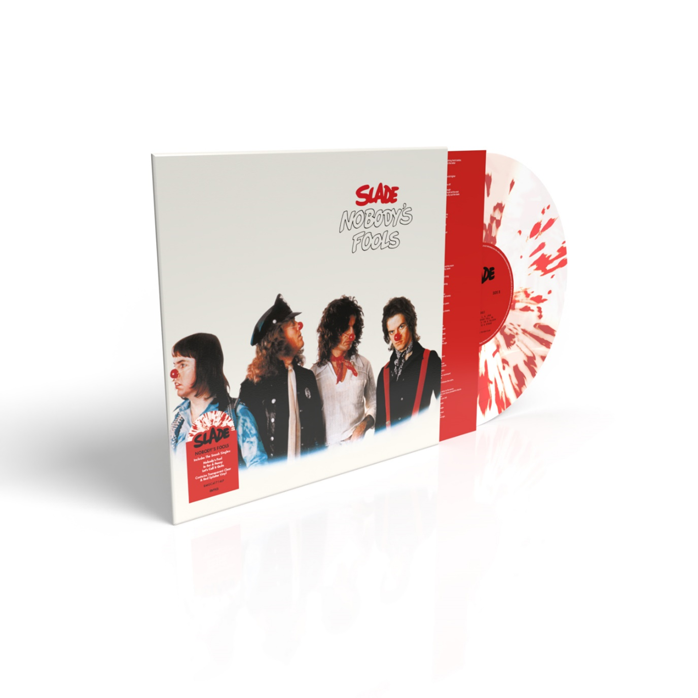 Slade - Nobody's Fools: Limited Red + White Splatter Vinyl LP