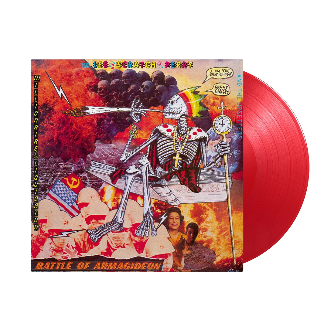 Lee Scratch Perry And The Upsetters Battle Of Armagideon Limited Red Vinyl Lp Sound Of Vinyl