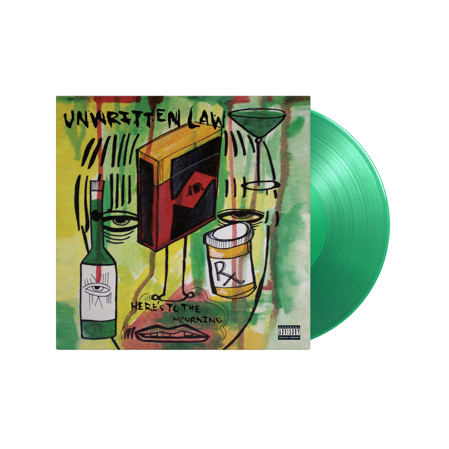 Unwritten Law - Here's To The Mourning: Limited Translucent Green Vinyl LP
