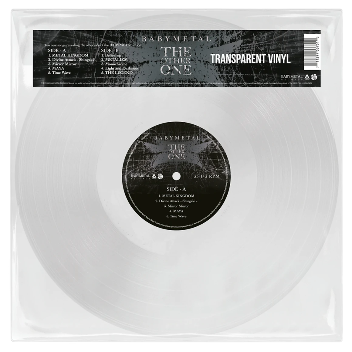Babymetal - The Other One: Transparent Vinyl LP